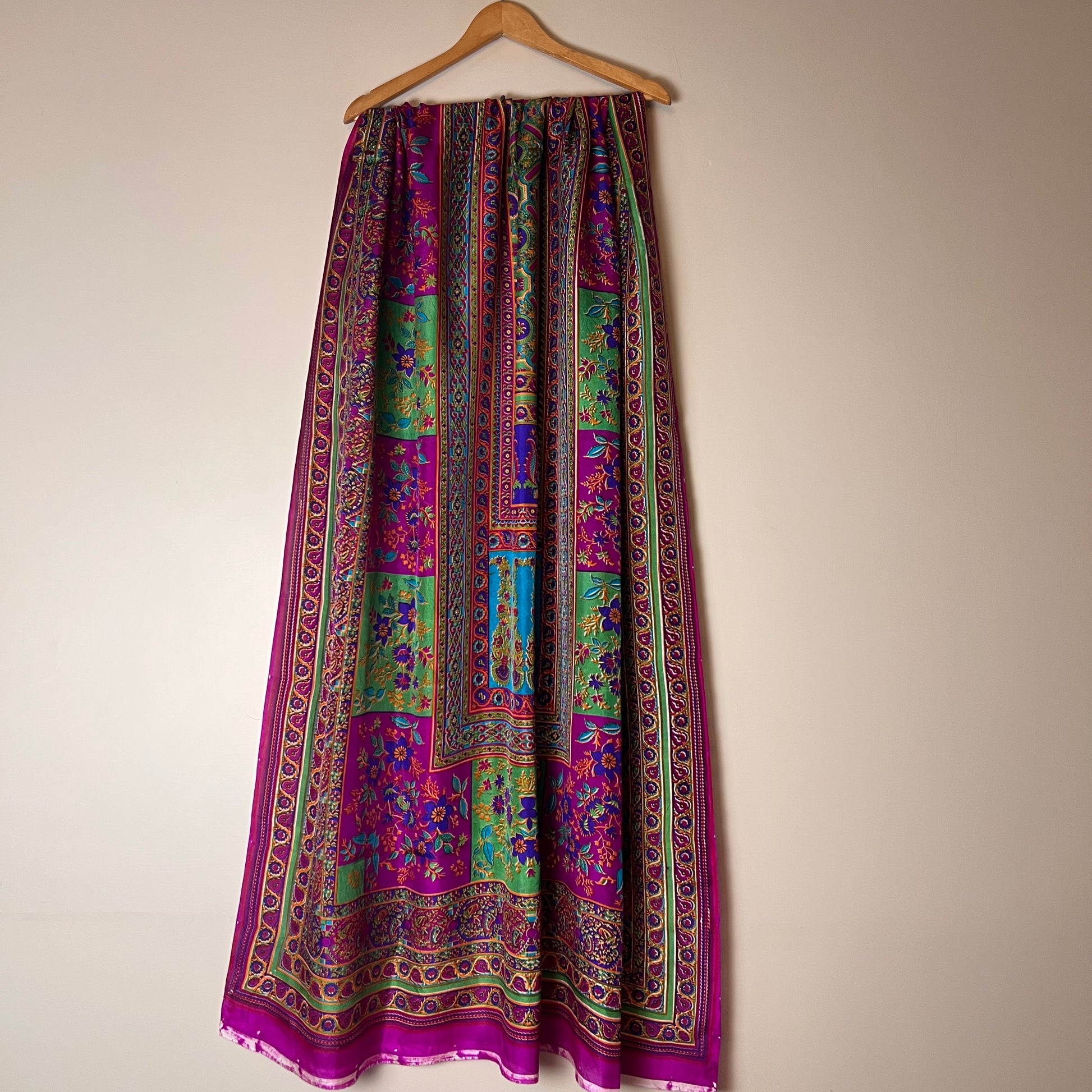 Ethereal Blossom Silk Dupatta