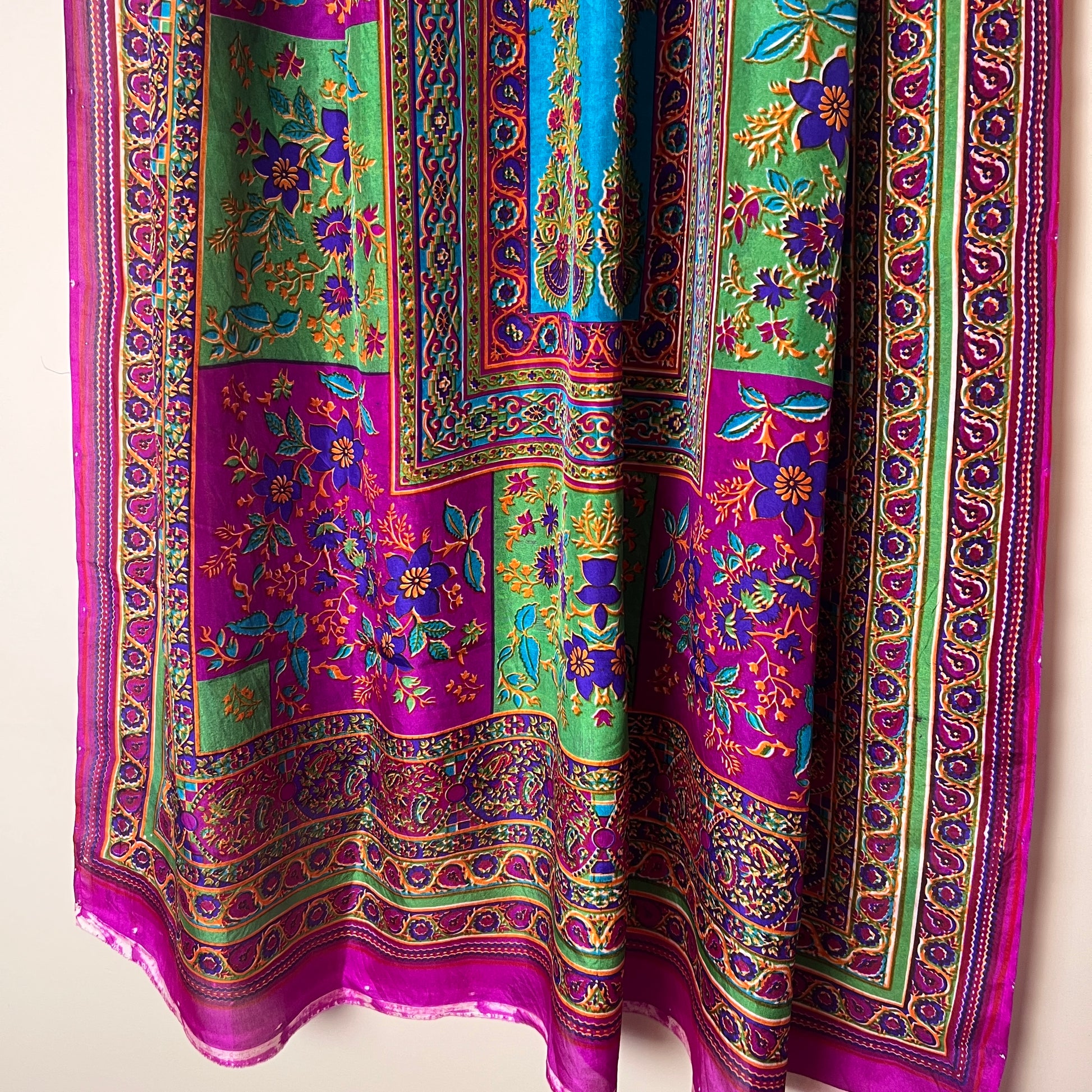 Ethereal Blossom Silk Dupatta