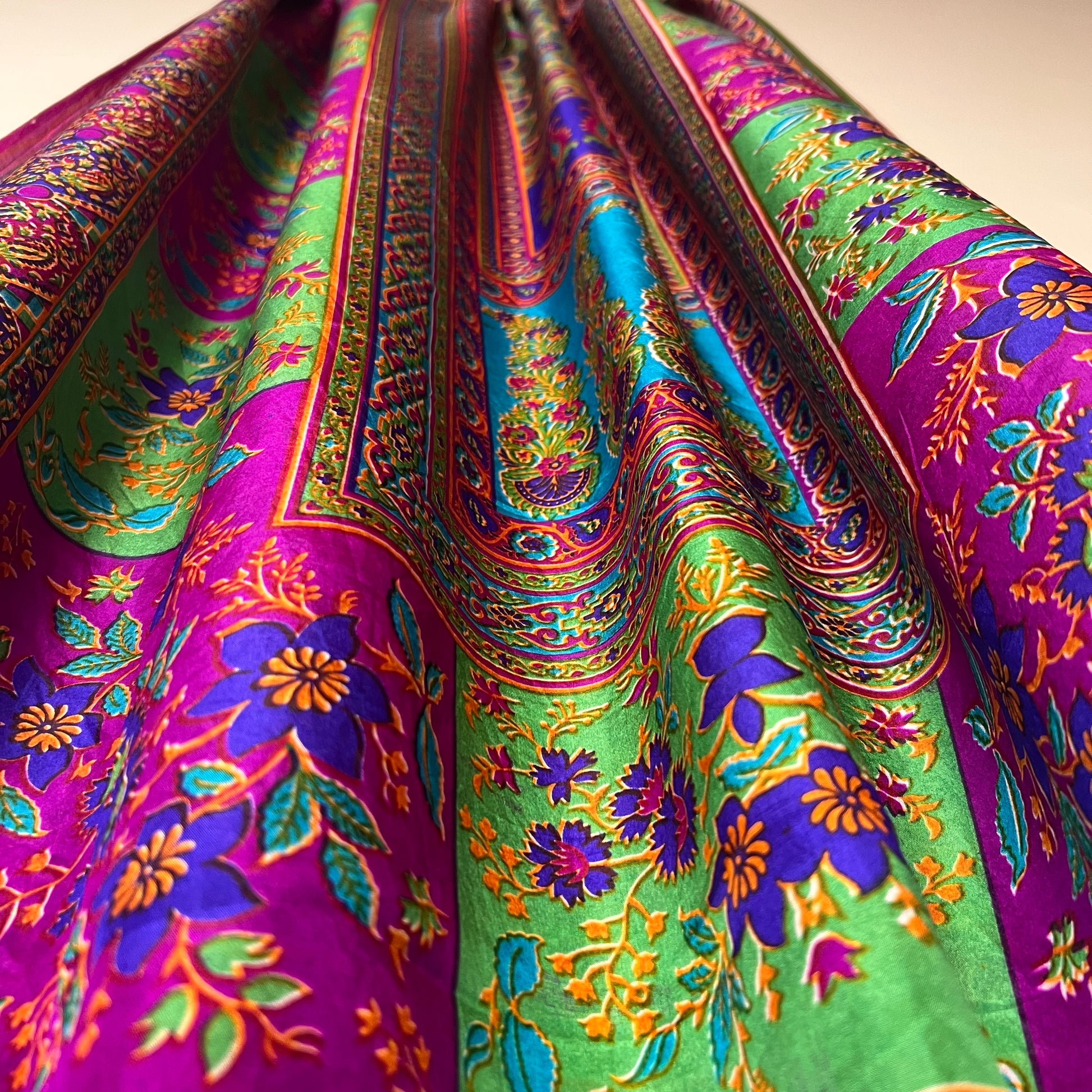 Ethereal Blossom Silk Dupatta