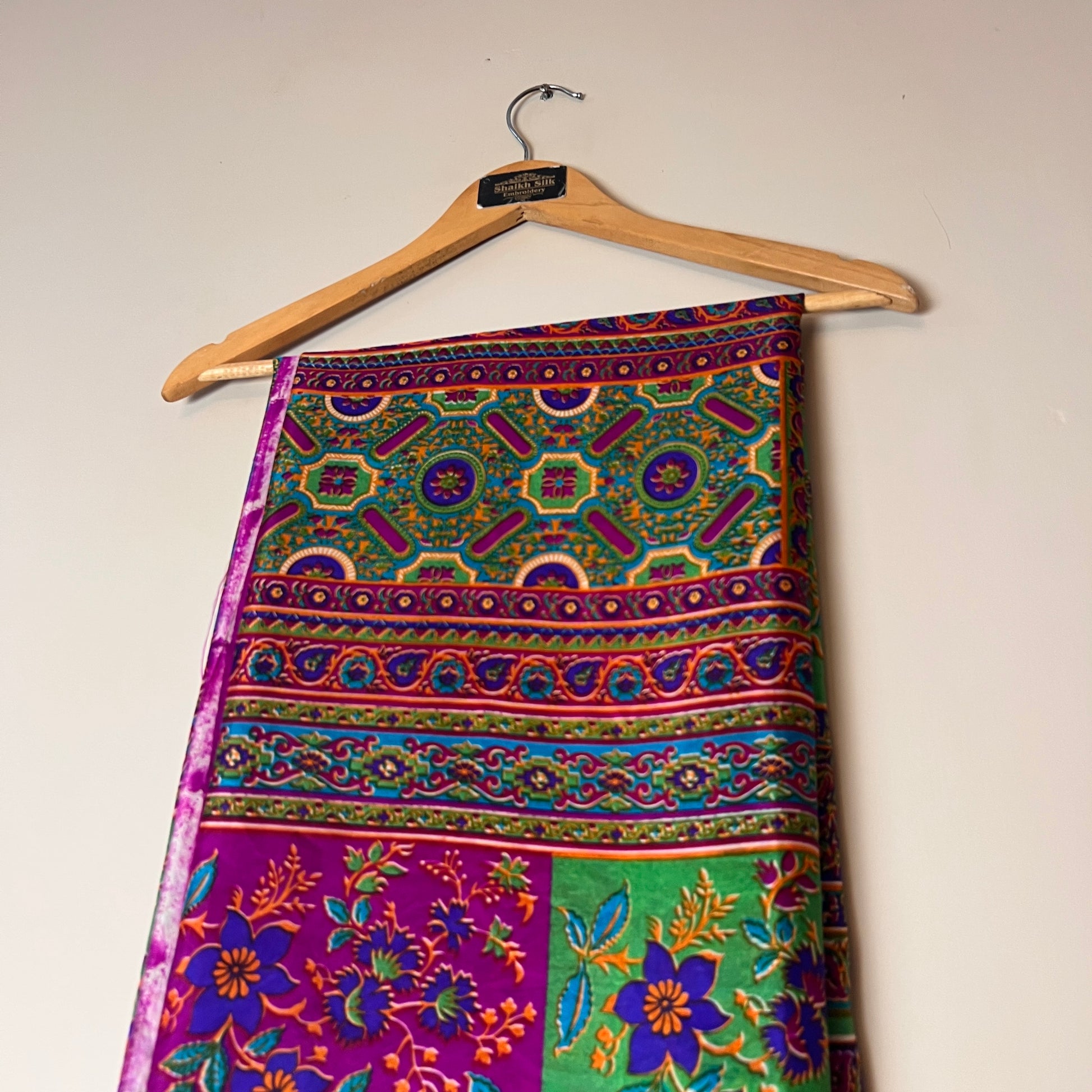 Ethereal Blossom Silk Dupatta