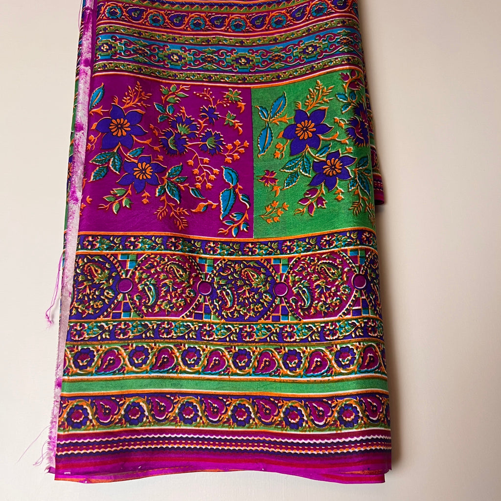 Ethereal Blossom Silk Dupatta